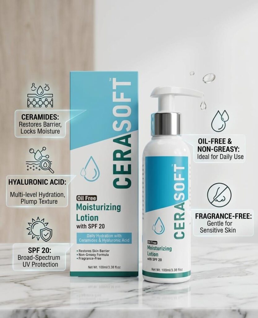 CeraSoft Oil Free Moisturizing Lotion with SPF 20